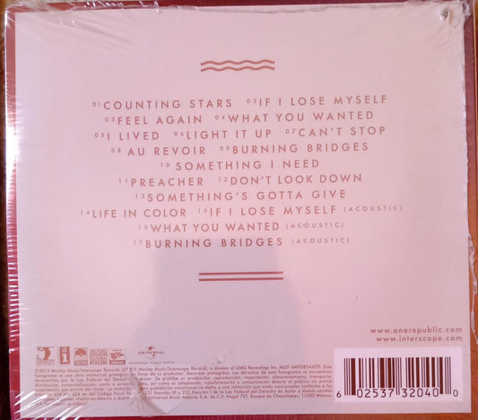 OneRepublic – Native. CD nuevo · Edición Digipak.