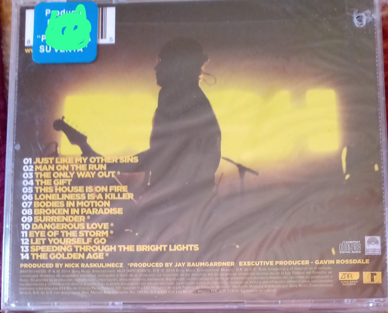 Bush – Man on the Run. CD nuevo.
