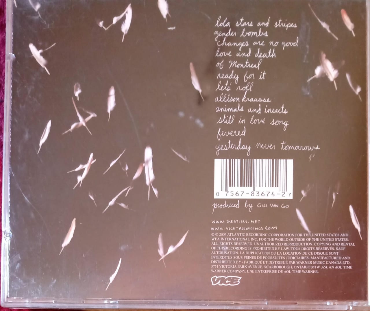THE STILLS – Logic Will Break Your Heart. Cd buen estado.