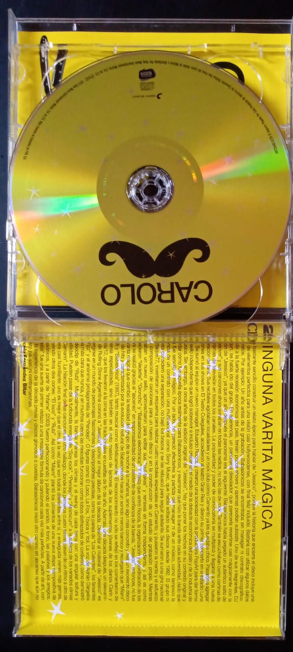 Babasónicos – Jessico / Carolo. Cd doble excelente estado.
