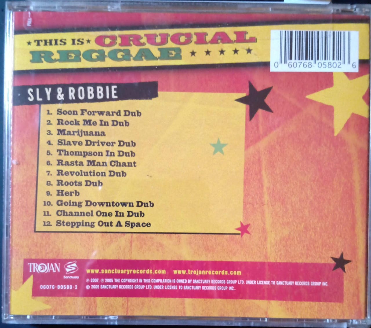 Sly & Robbie – This Is Crucial Reggae. Cd excelente estado.