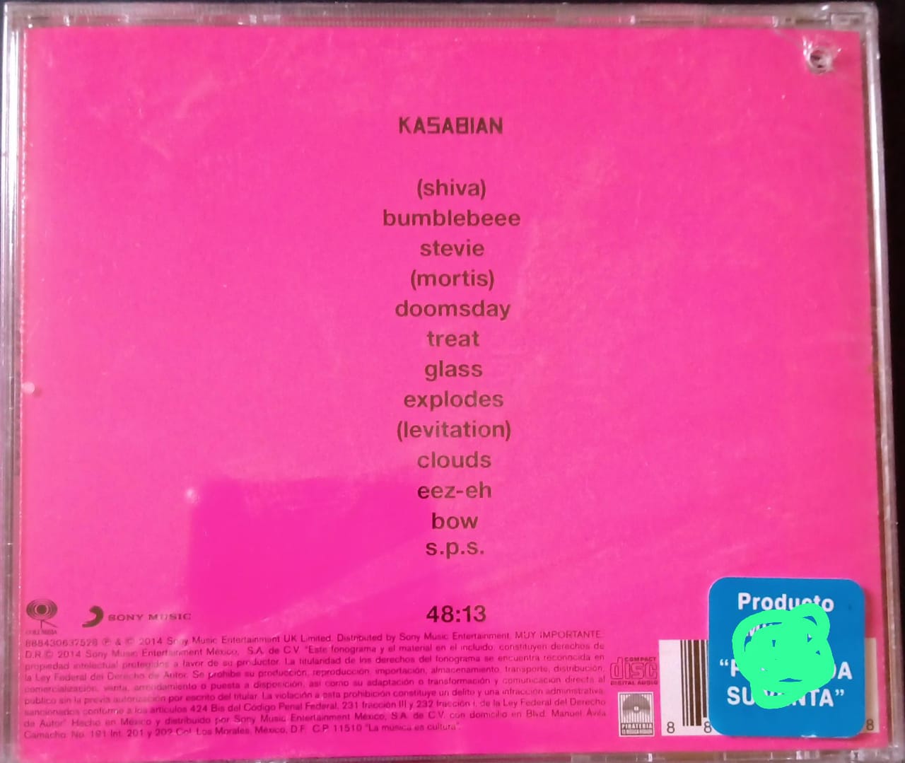 KASABIAN – 48:13. Cd nuevo.