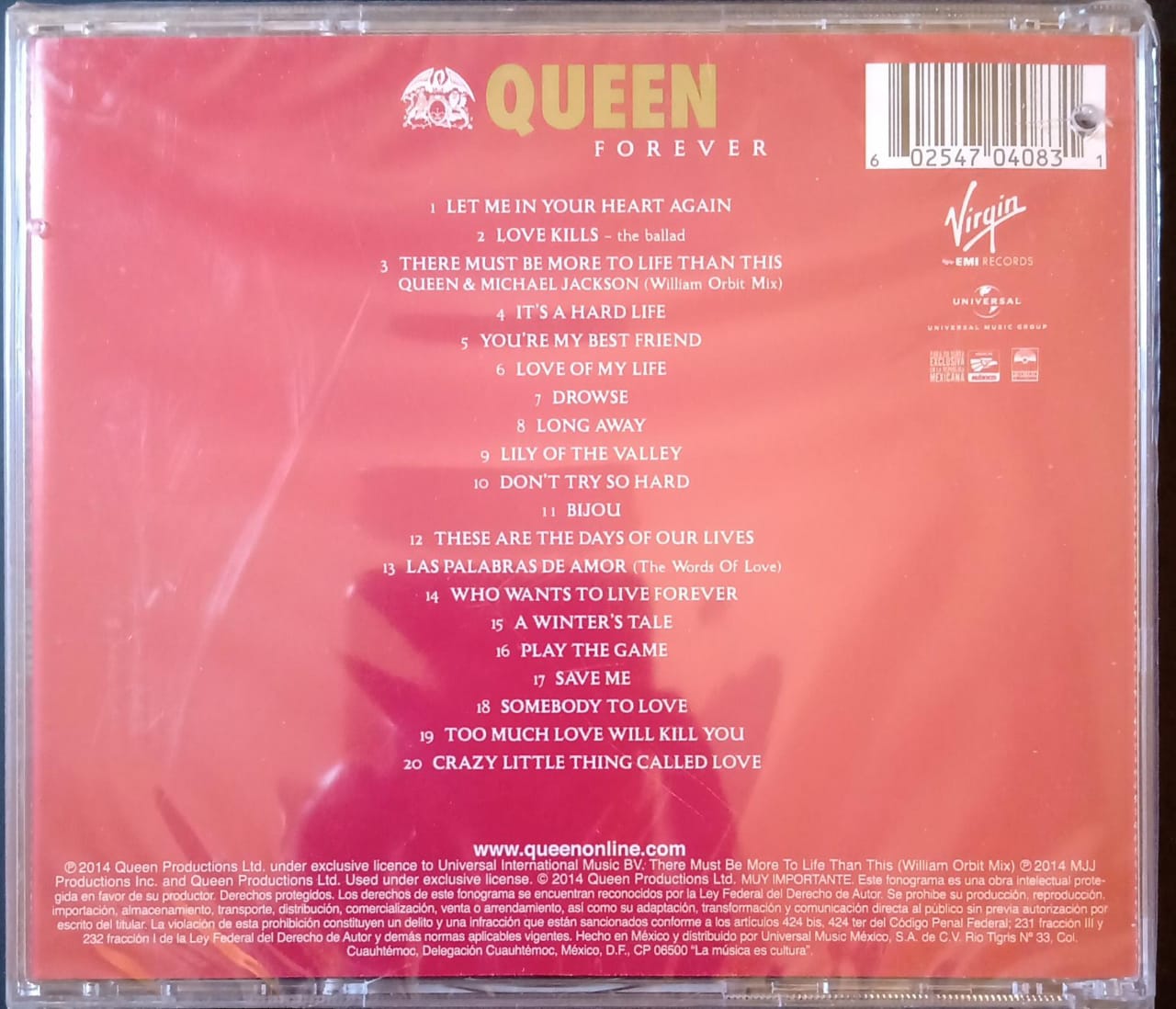 Queen – Queen Forever. Cd nuevo.