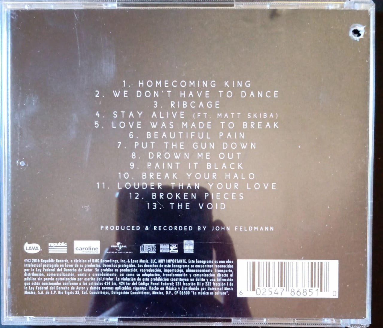 ANDY BLACK – The Shadow Side. Cd excelente estado.
