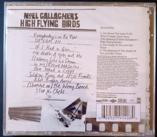 NOEL GALLAGHER’S HIGH FLYING BIRDS. Cd y DVD nuevo.