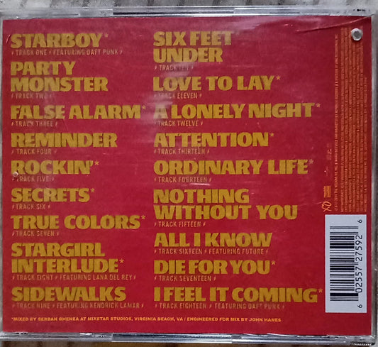 THE WEEKND – Starboy. CD excelente estado.