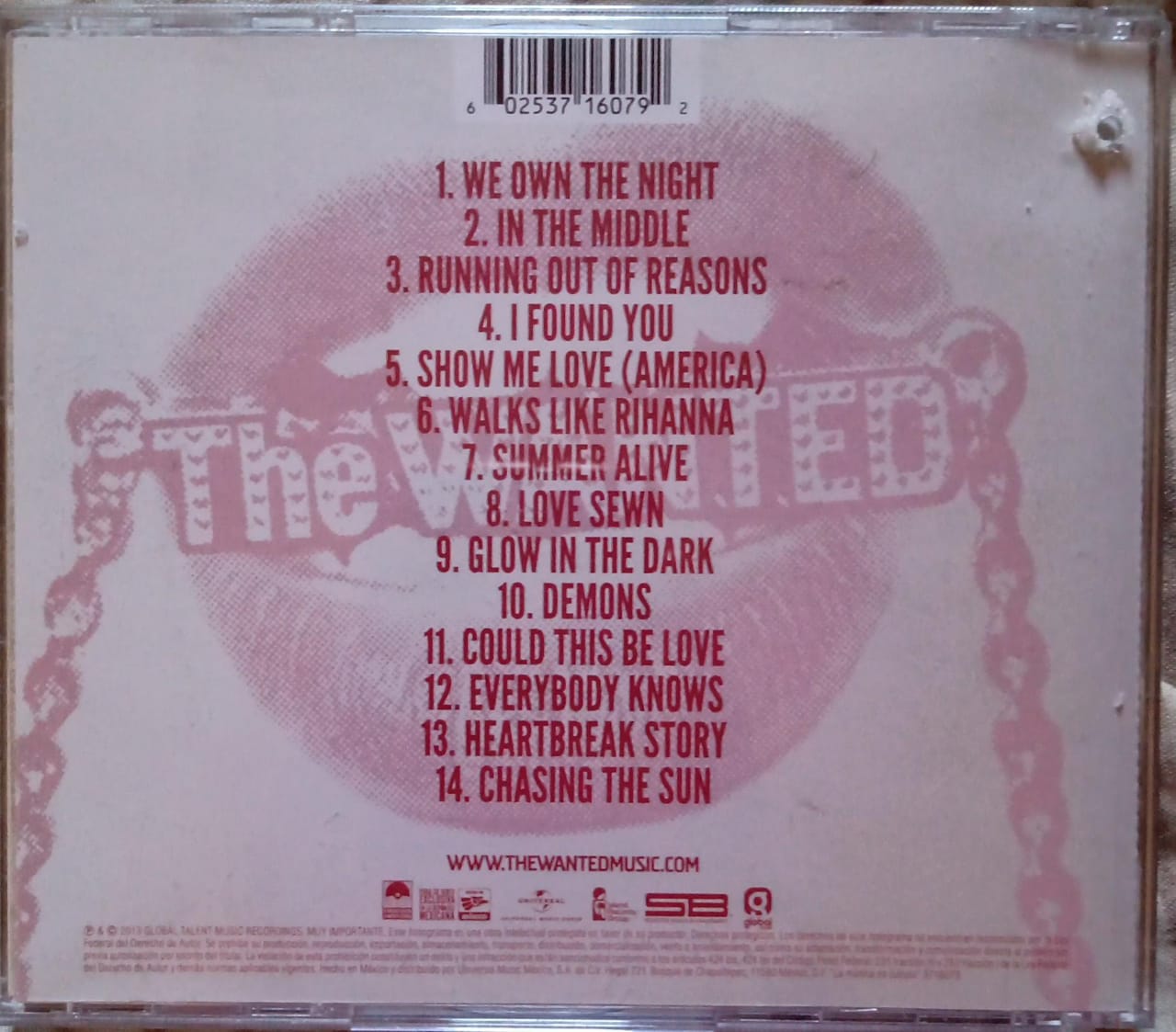 THE WANTED – Word of Mouth. Cd en buen estado.
