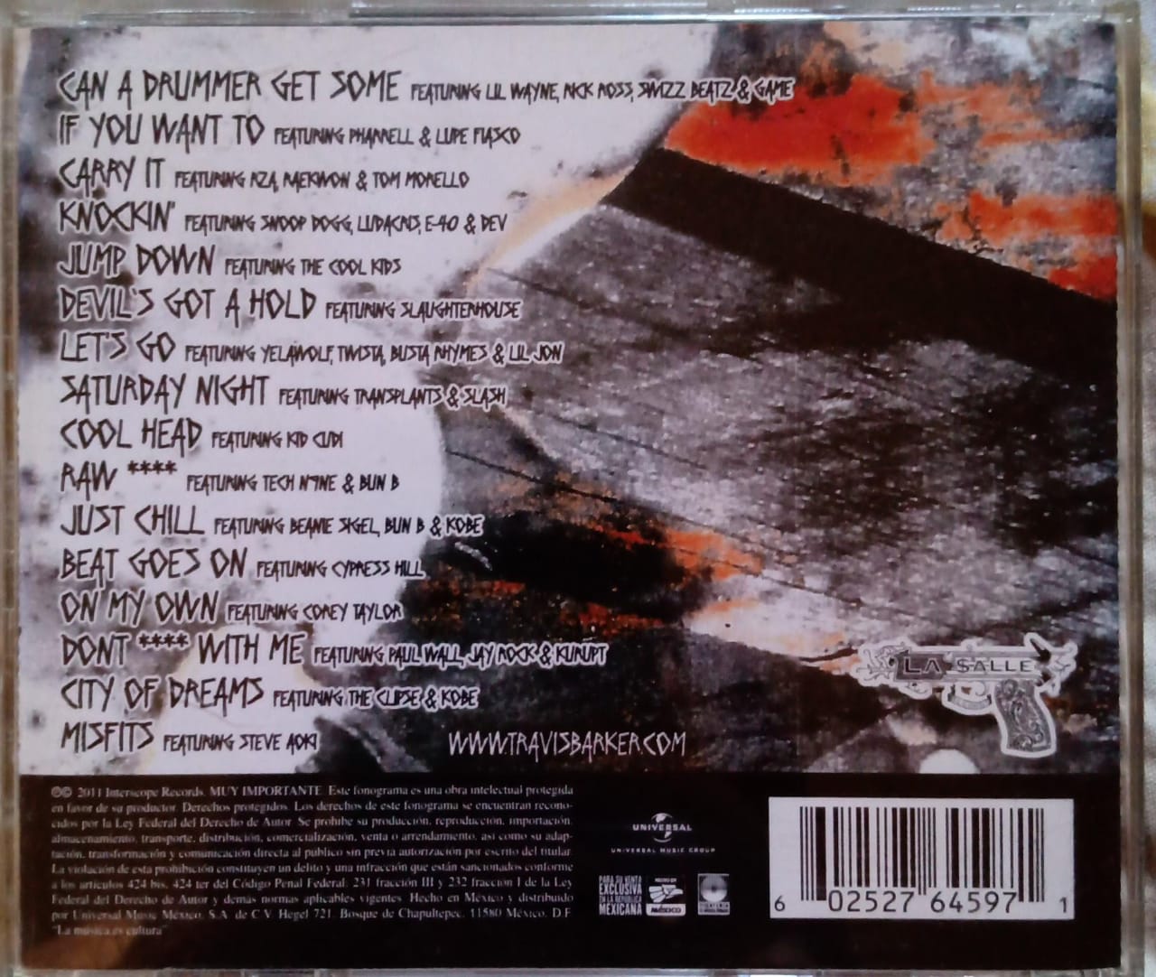 Travis Barker – Give the Drummer Some. Cd excelente estado.