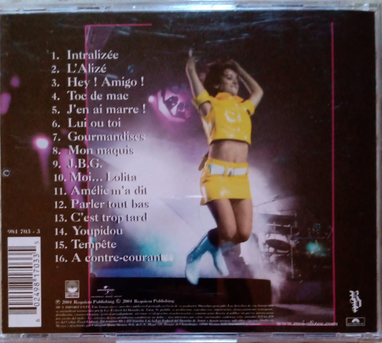 Alizée – En Concert. Cd excelente estado.