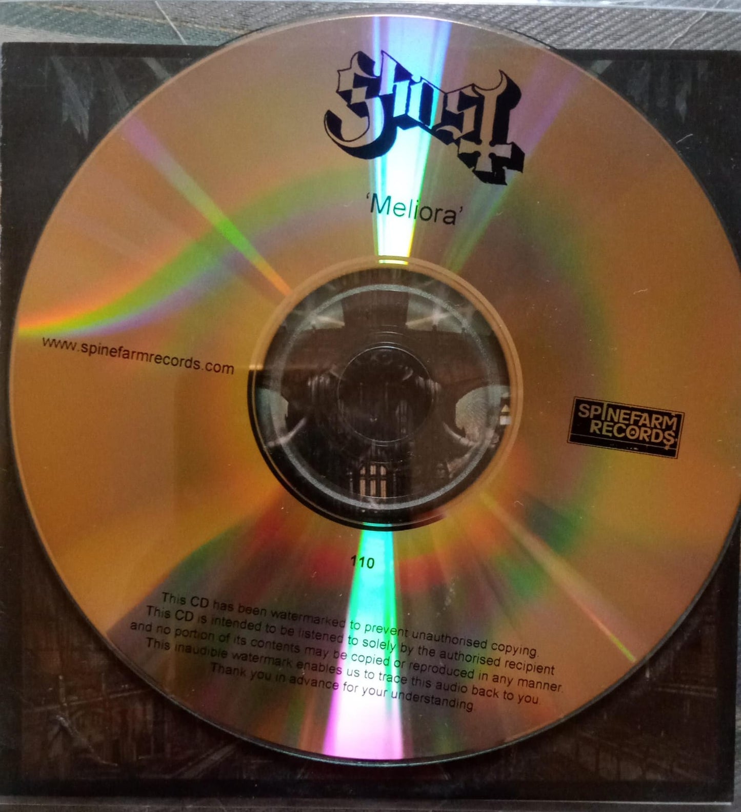 Ghost – Meliora. Cd. Cdr promo numerado raro.
