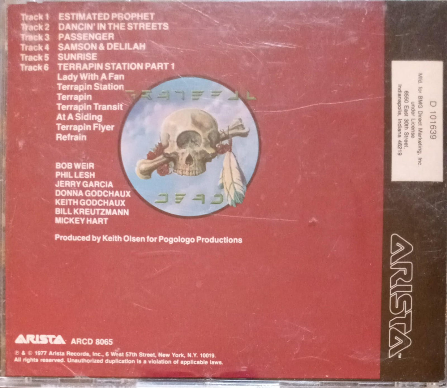 GRATEFUL DEAD – Terrapin Station. Cd buen estado.