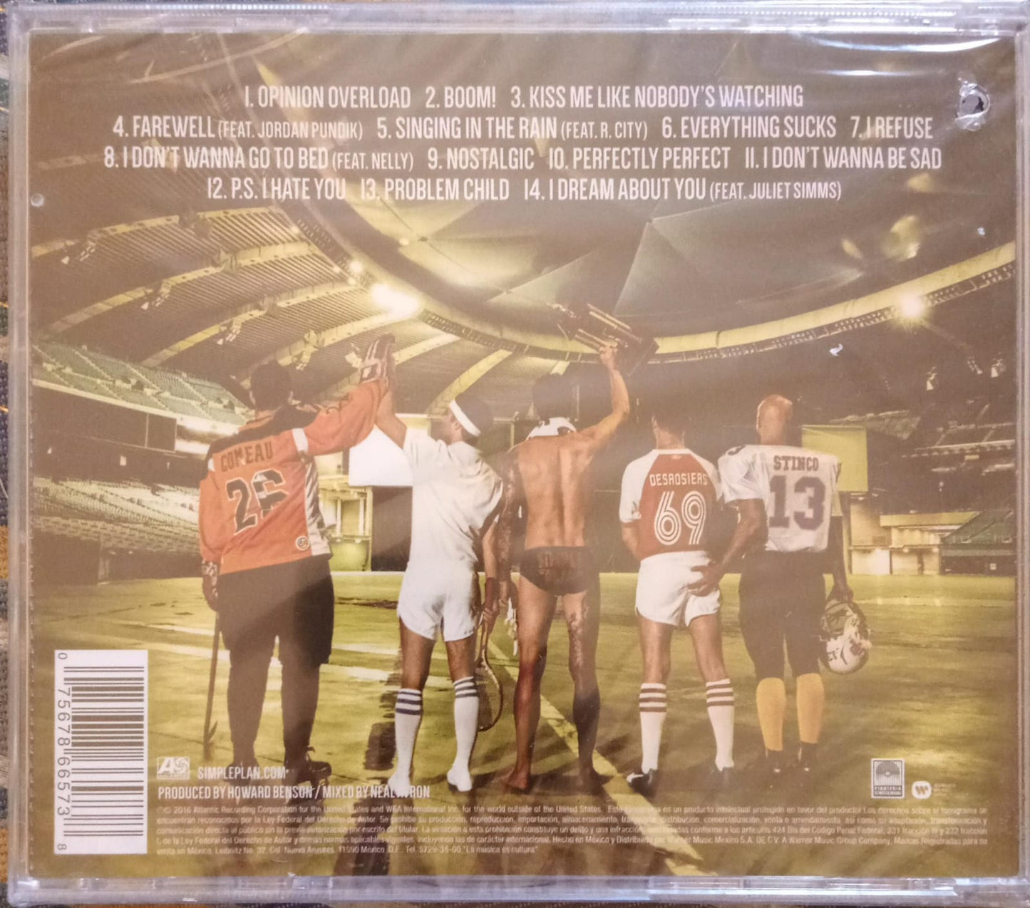 SIMPLE PLAN – Taking One for the Team. Cd nuevo.