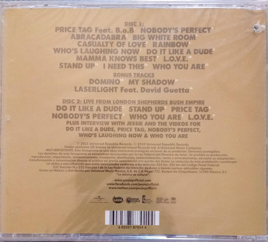 Jessie J – Who You Are. Cd y DVD nuevo.