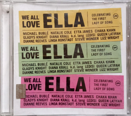 Varios – We All Love Ella Fitzgerald: Celebrating The First Lady Of Song. CD excelente estado.