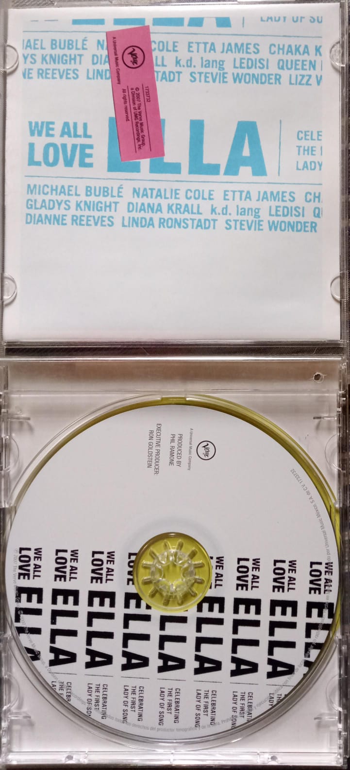 Varios – We All Love Ella Fitzgerald: Celebrating The First Lady Of Song. CD excelente estado.