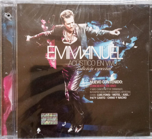 Emmanuel – Acústico En Vivo. Cd nuevo.
