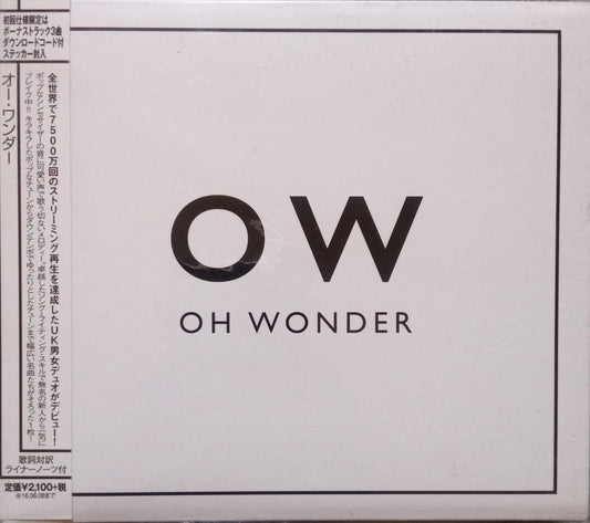Oh Wonder – Oh Wonder. Cd excelente estado japón.