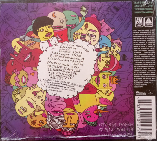 MAROON 5 – Overexposed. Cd nuevo.