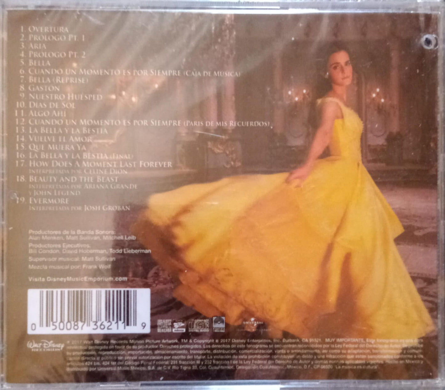 Alan Menken, Howard Ashman Y Tim Rice – La Bella Y La Bestia (OST Soundtrack).