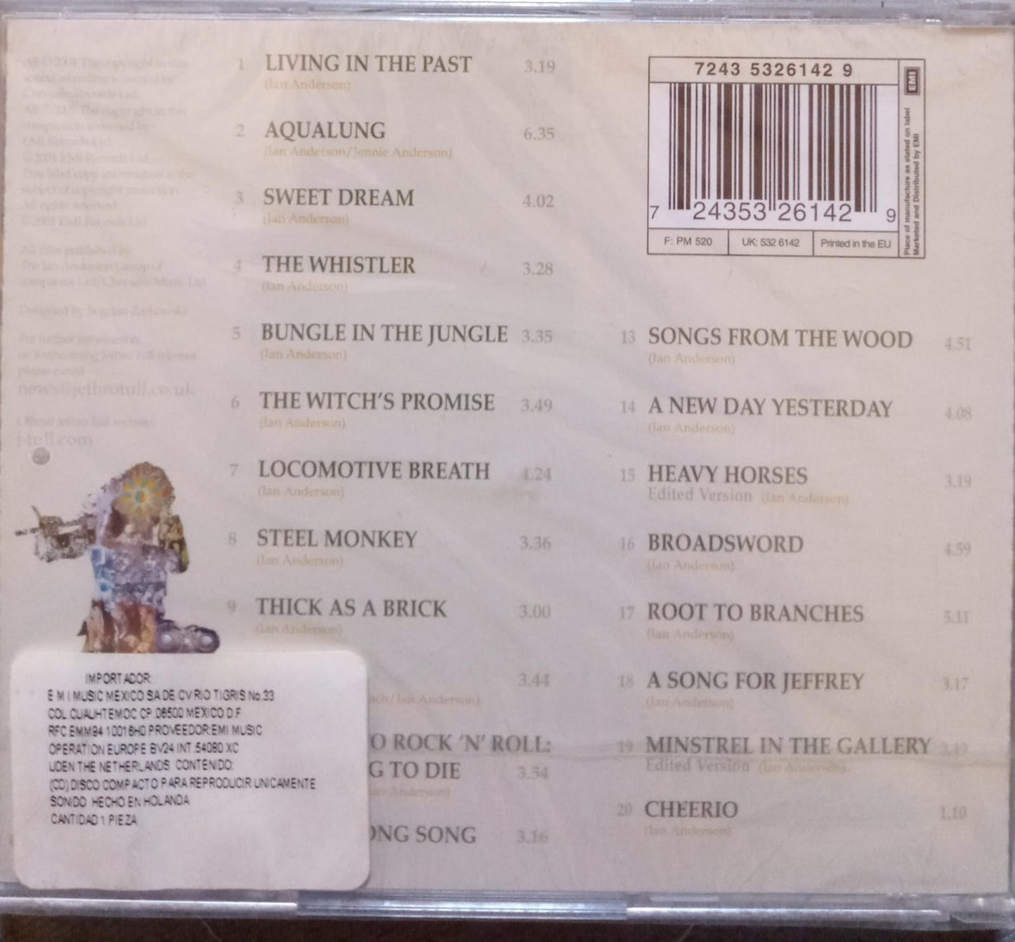 Jethro Tull – The Very Best Of. Cd nuevo.