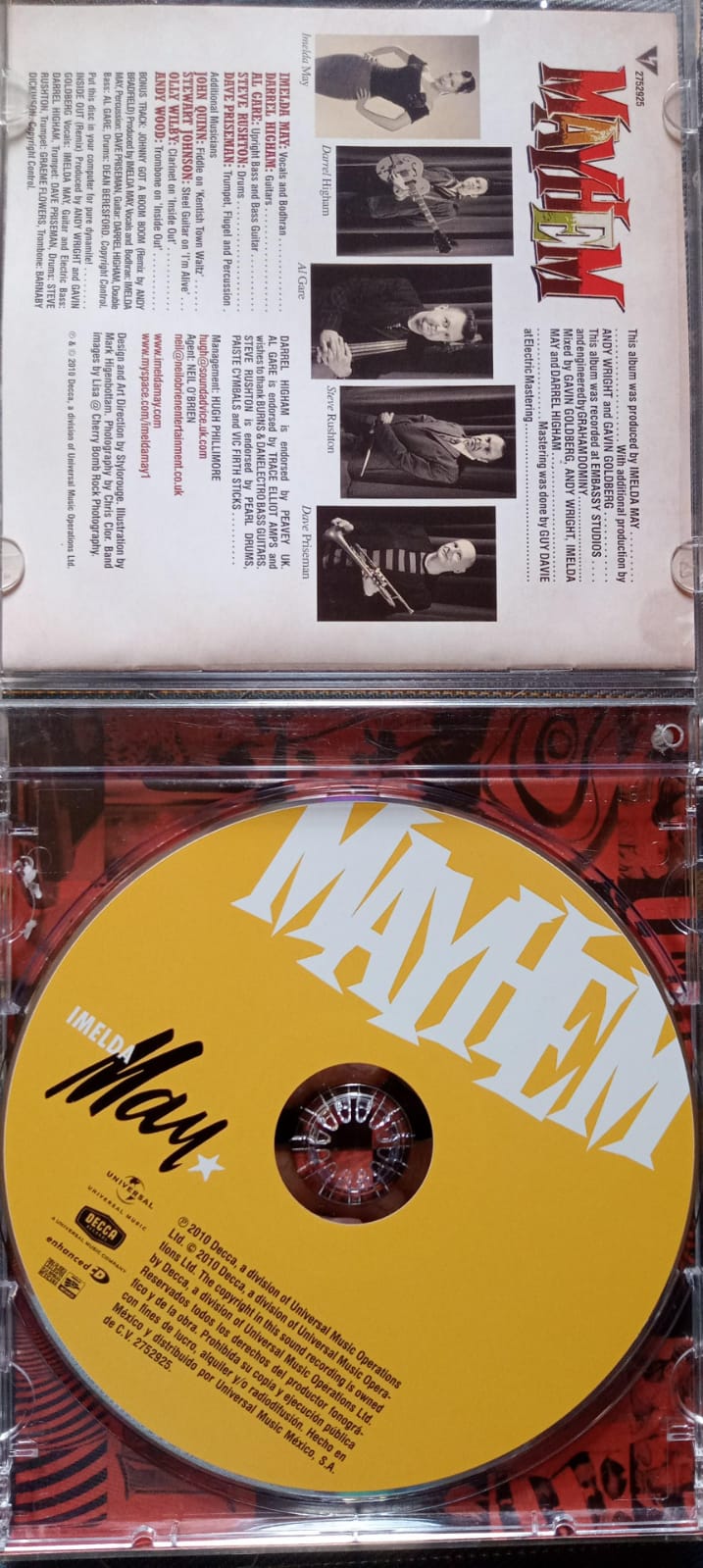 Imelda May – Mayhem. Cd buen estado.
