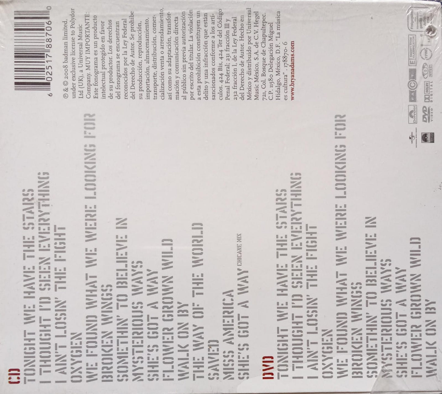 Bryan Adams – 11. CD y DVD. Nuevo.