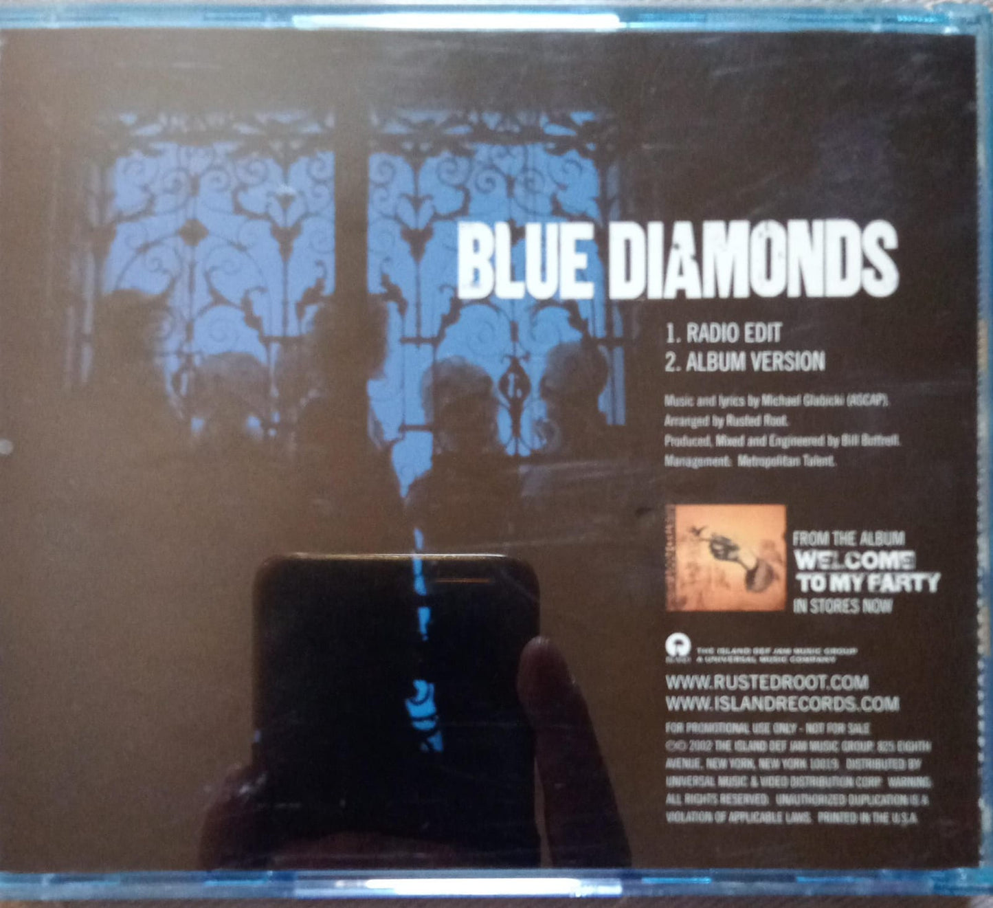 Rusted Root ‎– Blue Diamonds. Cd excelente estado.