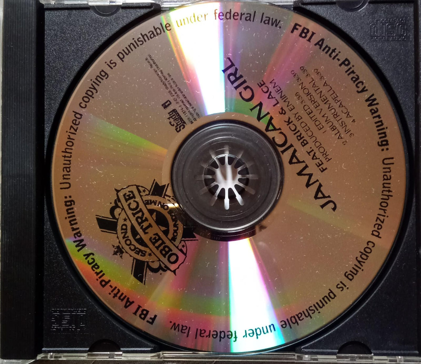 Obie Trice – Jamaican Girl. CD single excelente estado.