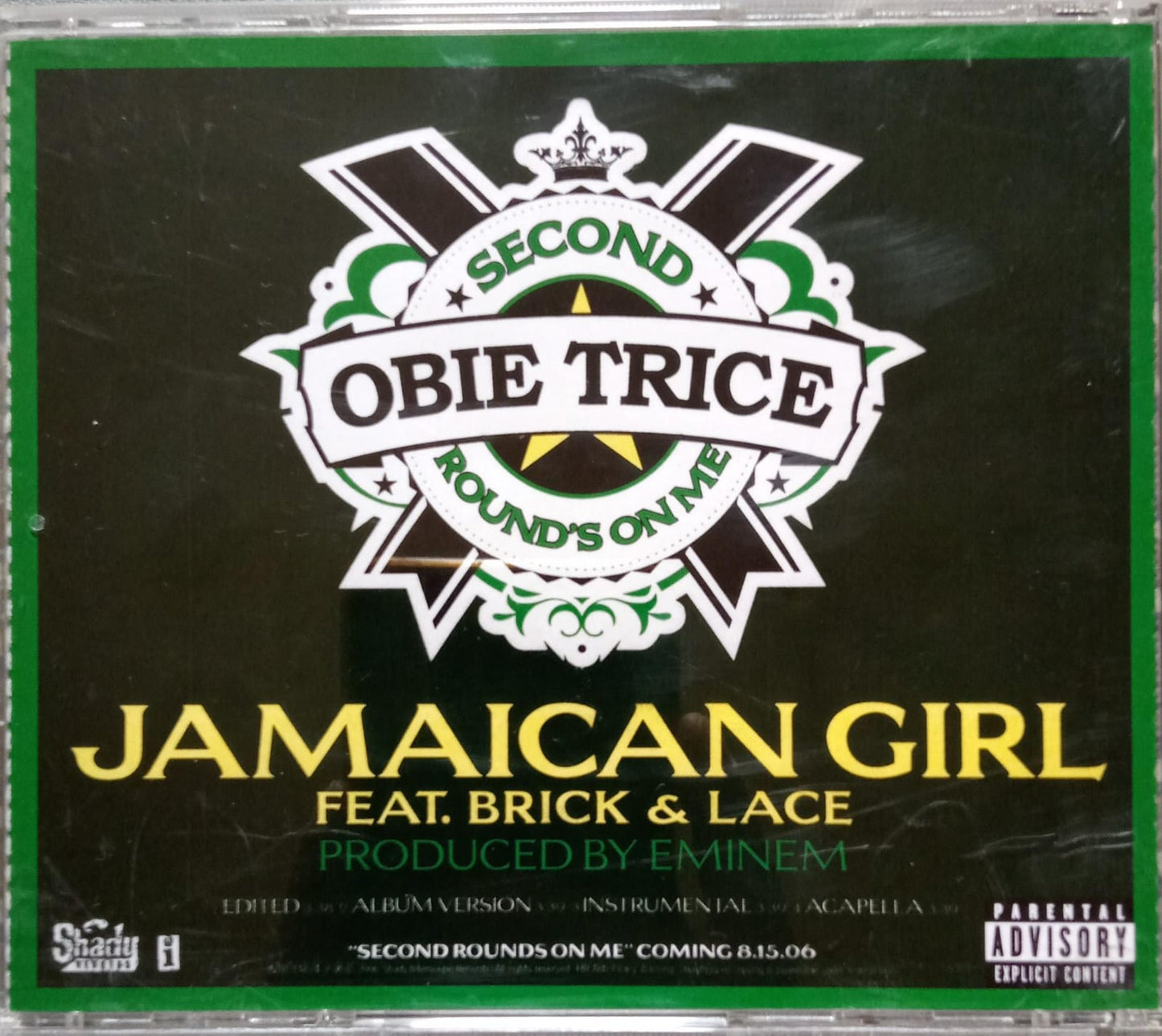 Obie Trice – Jamaican Girl. CD single excelente estado.