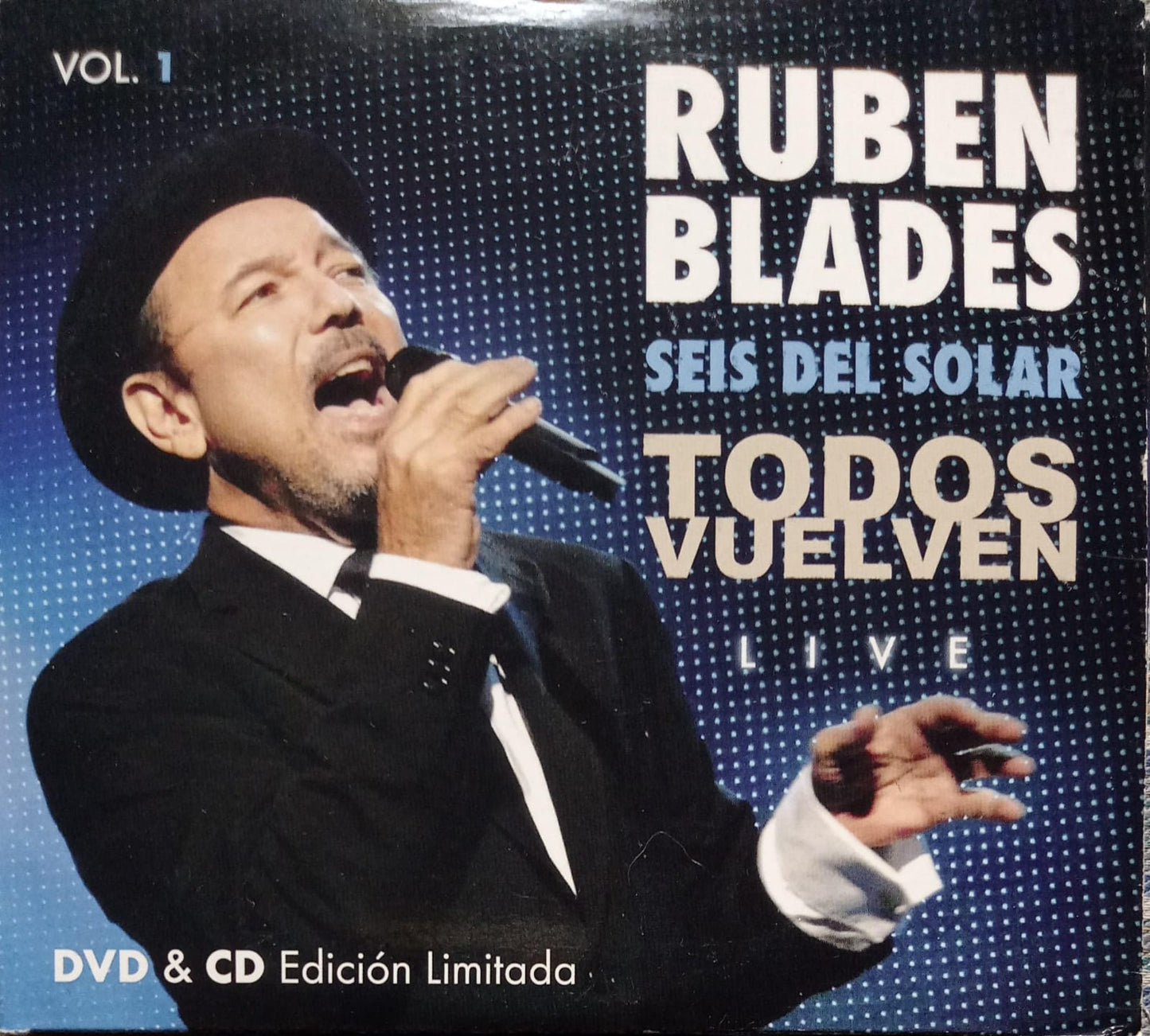 Ruben Blades, Seis Del Solar – Todos Vuelven-Live Vol 1. Cd doble excelente estado.