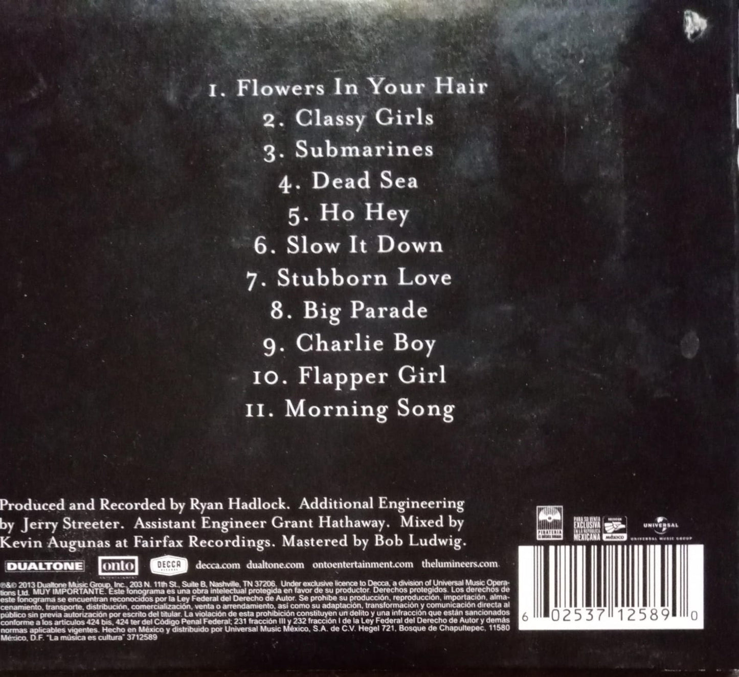 THE LUMINEERS – The Lumineers. Cd excelente estado.