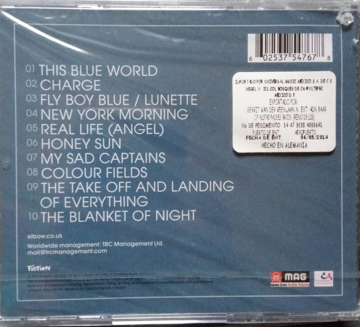 ELBOW – The Take Off and Landing of Everything. Cd nuevo.