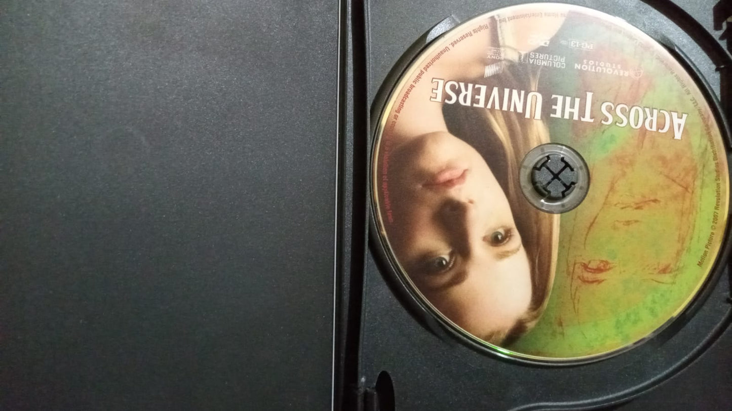A través del universo. Across the Universe. DVD.