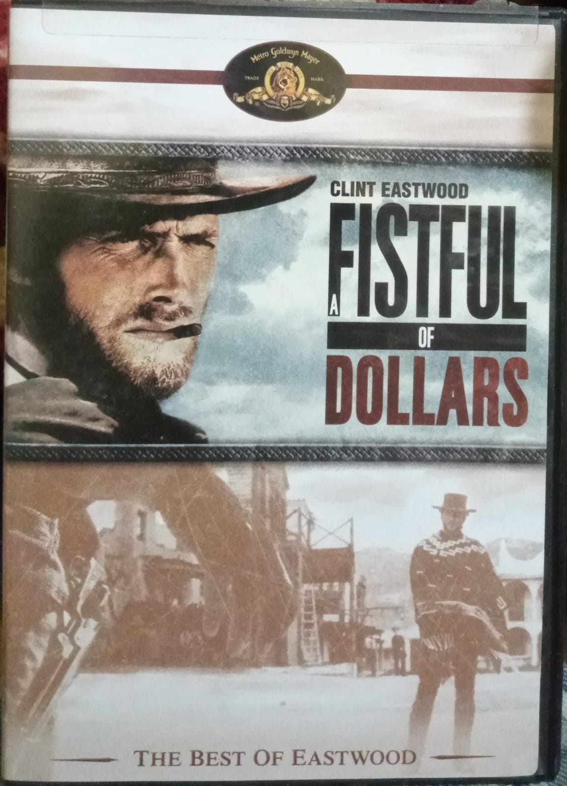 Por un puñado de dólares. Per un pugno di dollari. DVD.