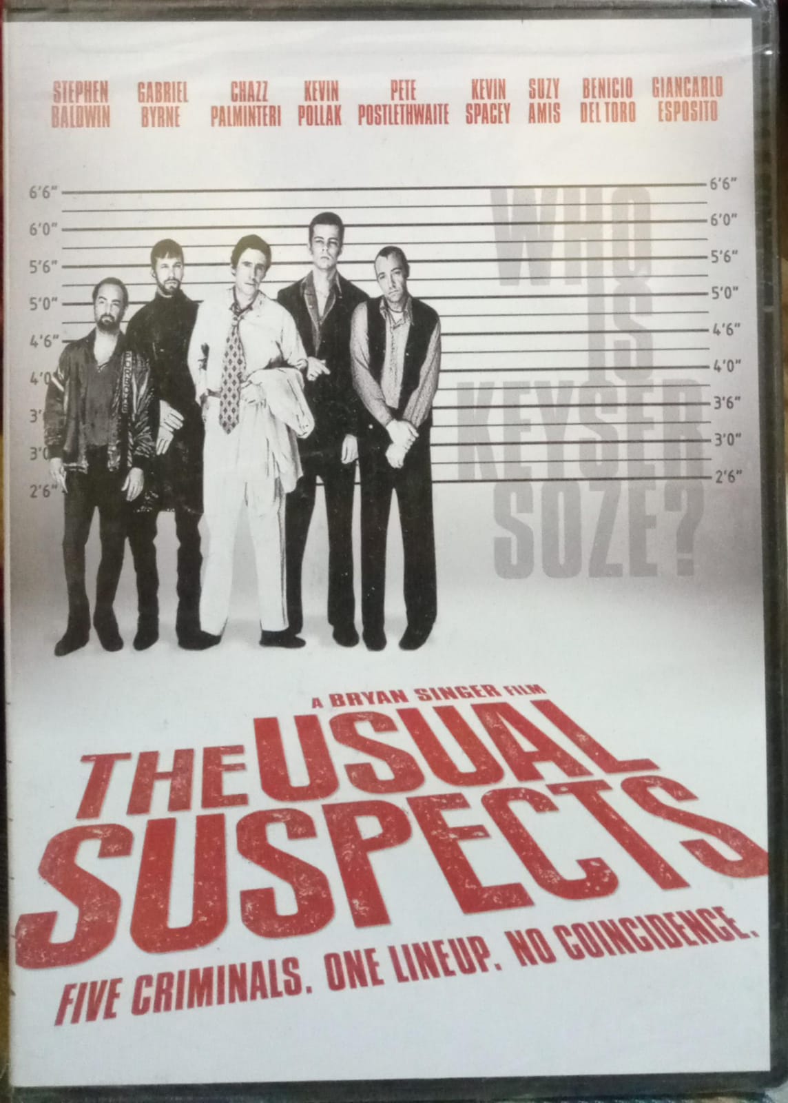 Sospechosos comunes. The Usual Suspects. DVD.