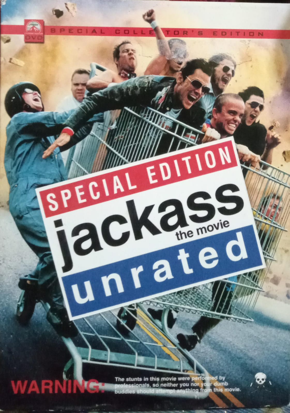 Jackass, la película. Jackass: The Movie. DVD.