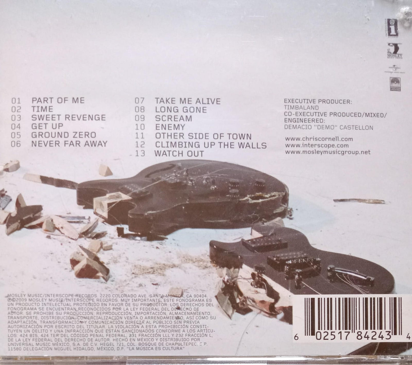 Chris Cornell – Scream (CD excelente estado).