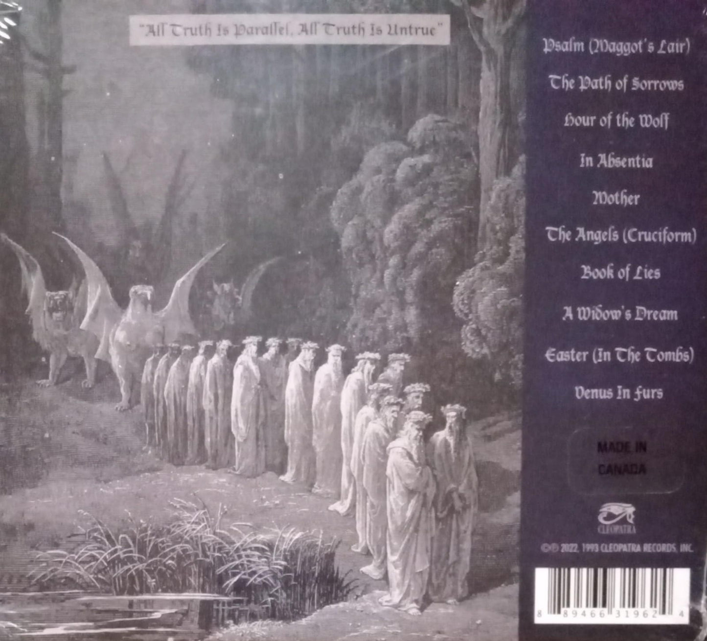 CHRISTIAN DEATH – The Path of Sorrows. Cd nuevo.