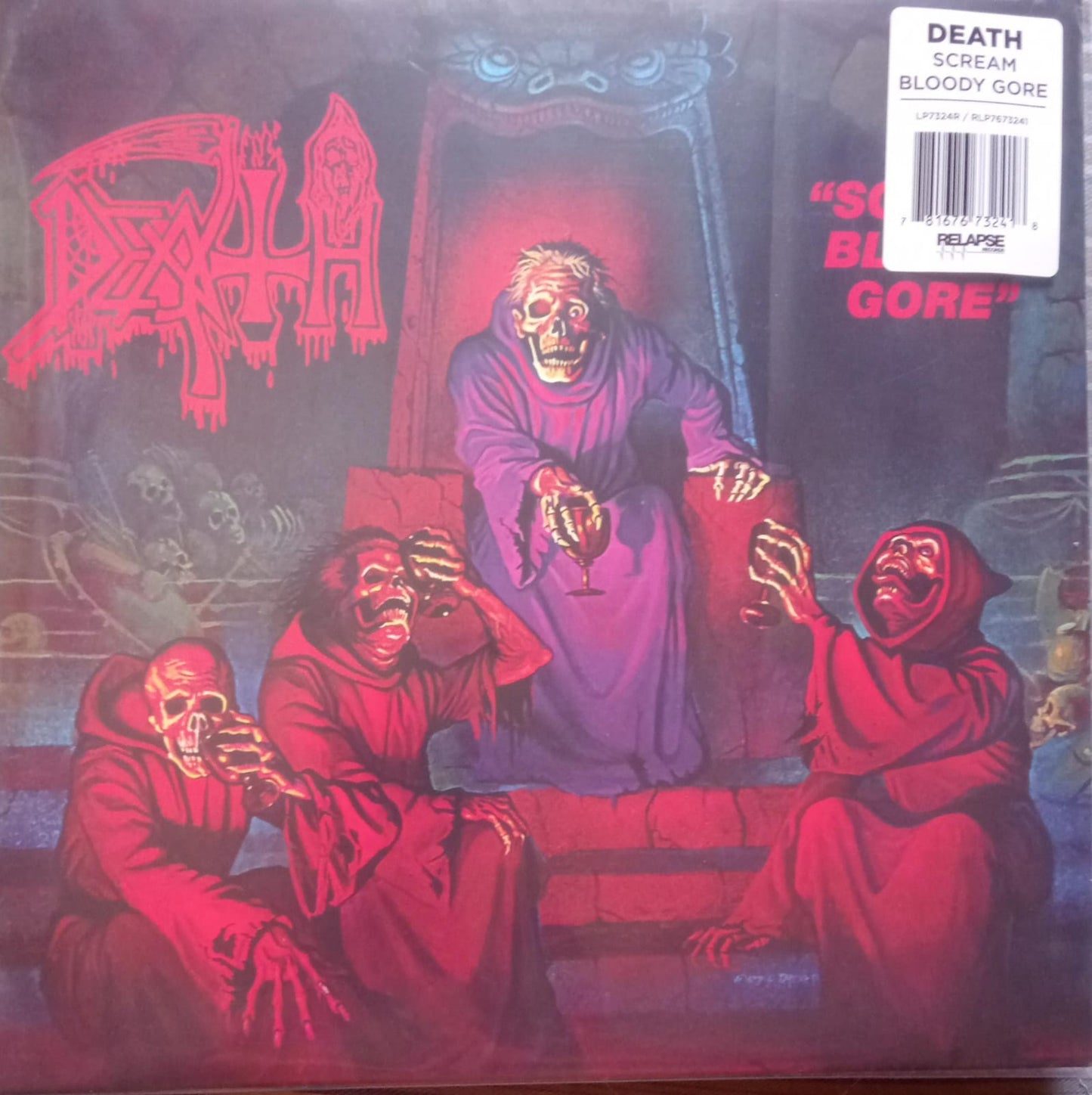 Death – Scream Bloody Gore. Vinilo nuevo (negro).