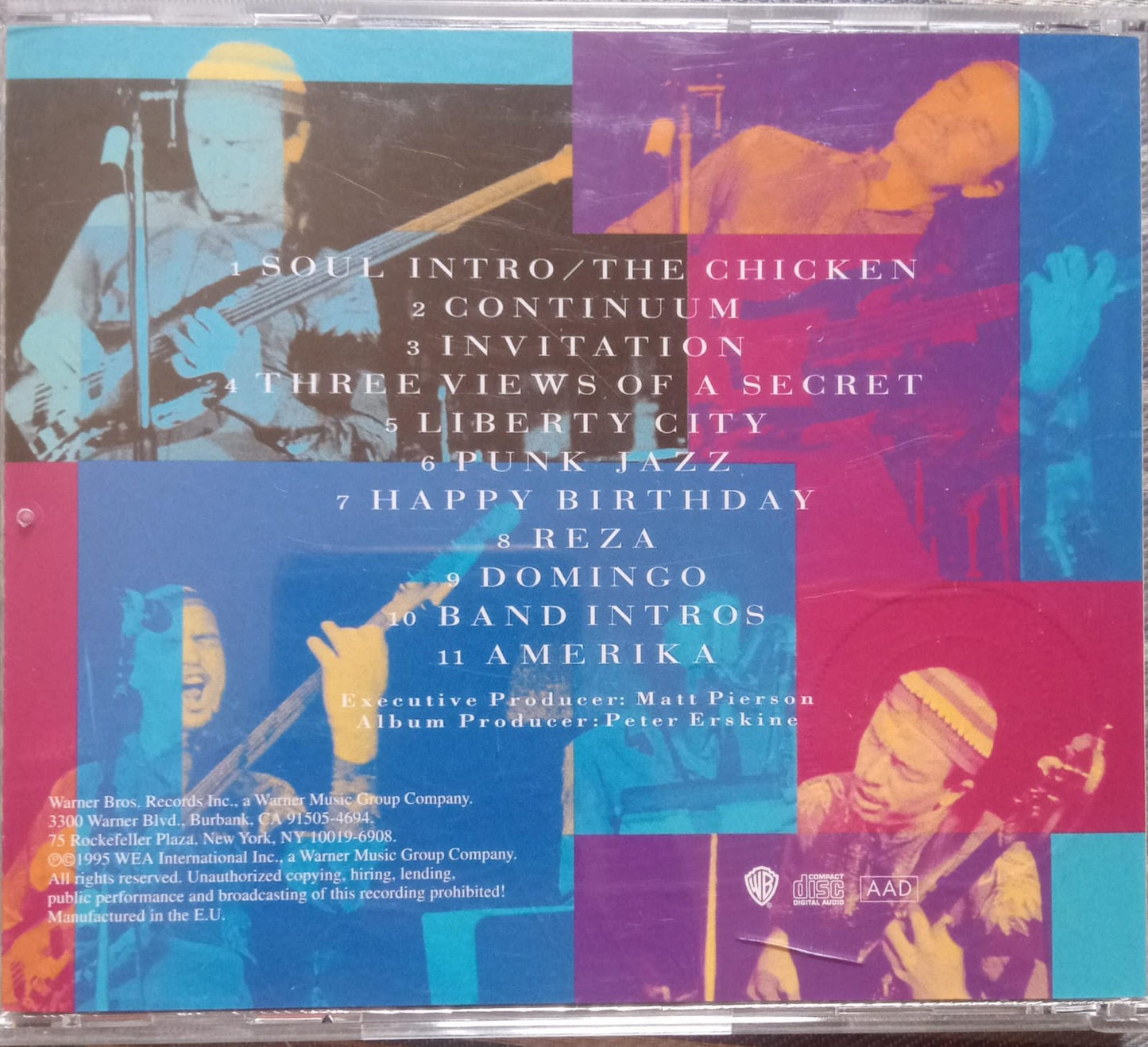 Jaco Pastorius – The Birthday Concert. Cd buen estado.