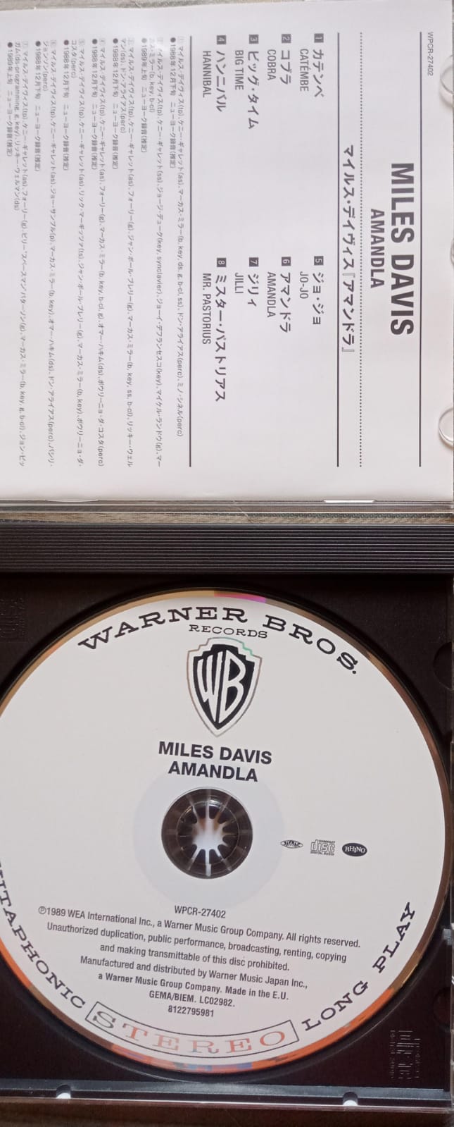 Miles Davis – Amandla. cD buen estado.