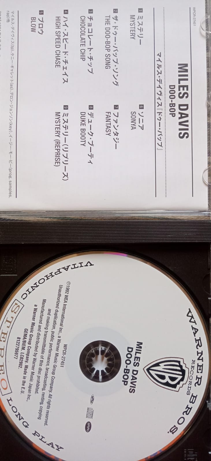 Miles Davis – Doo-Bop. cD buen estado.