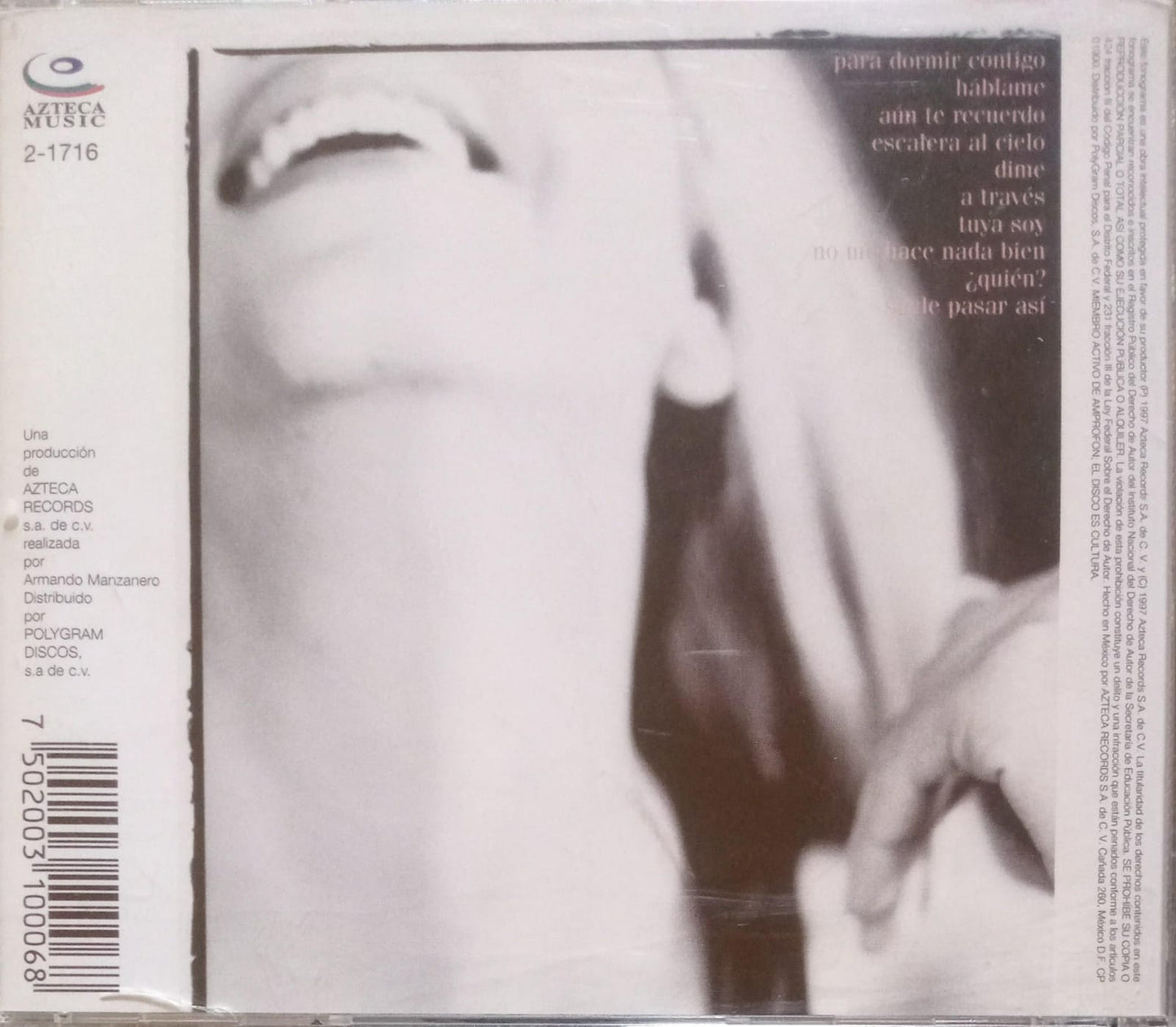 Aranza – Mirada De Mujer. Cd buen estado.