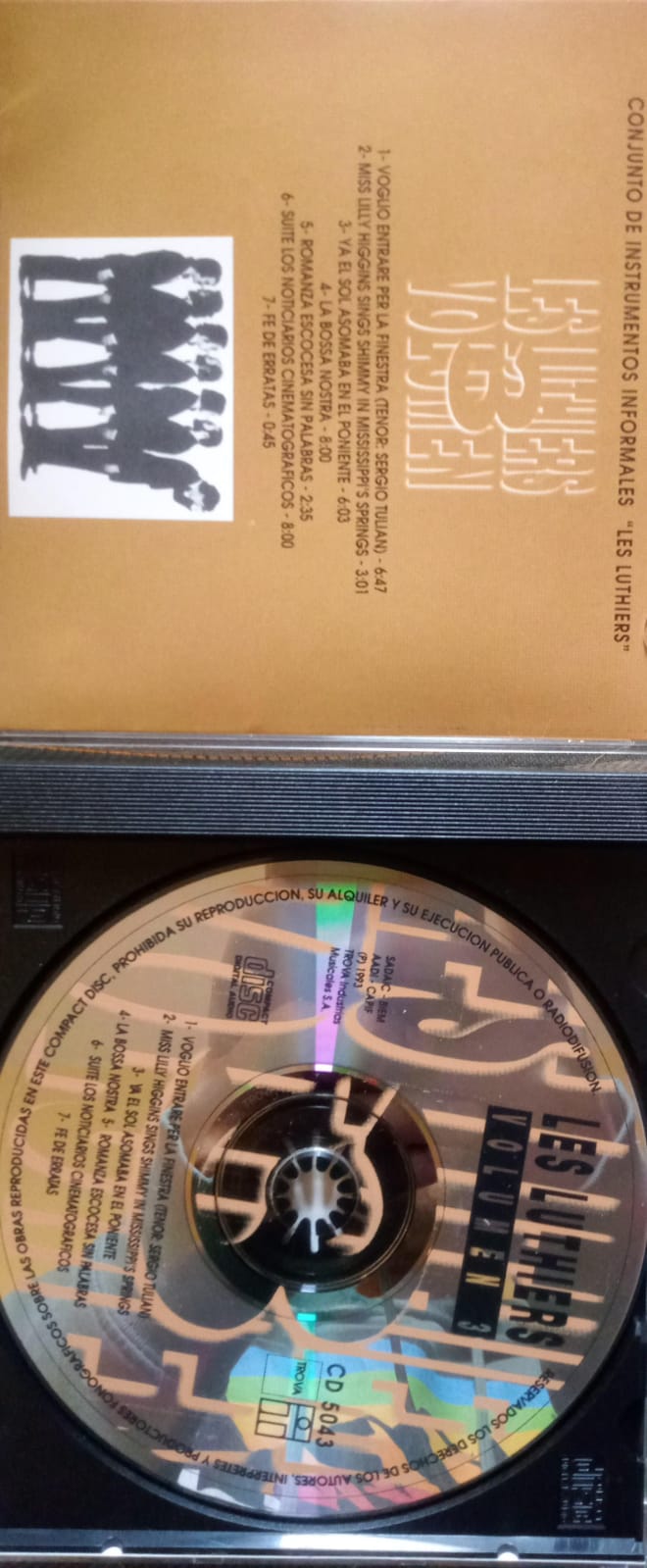 Les Luthiers – Vol. 3. CD buen estado.