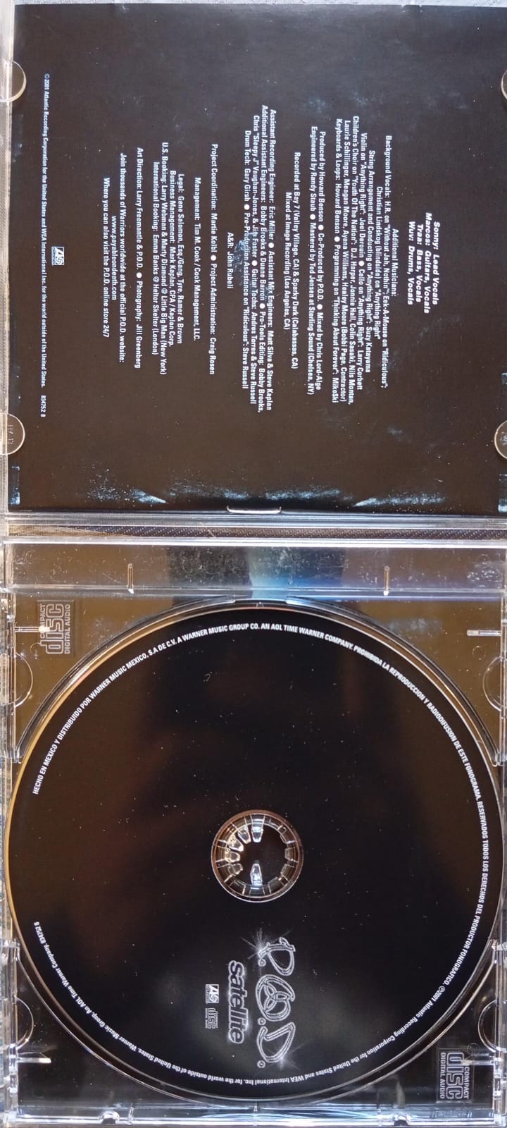 P.O.D. – Satellite. CD nacional. Buen estado.
