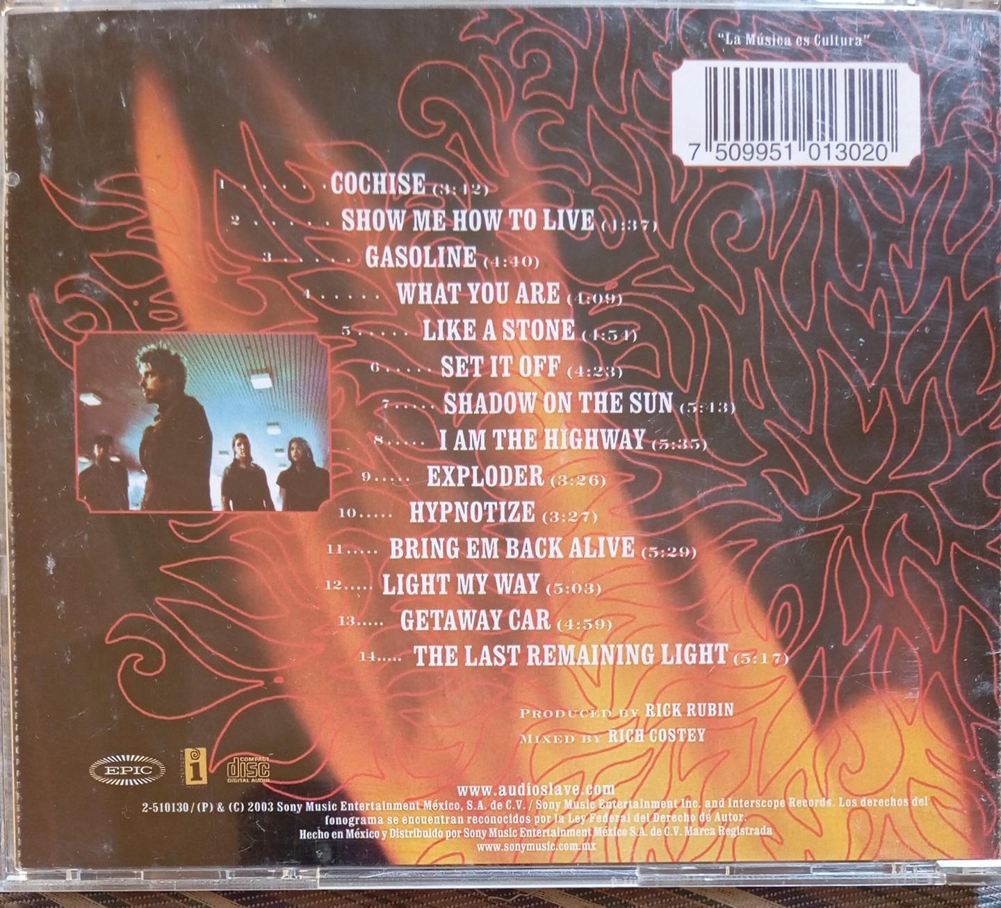 Audioslave – Audioslave. CD nacional. Buen estado.