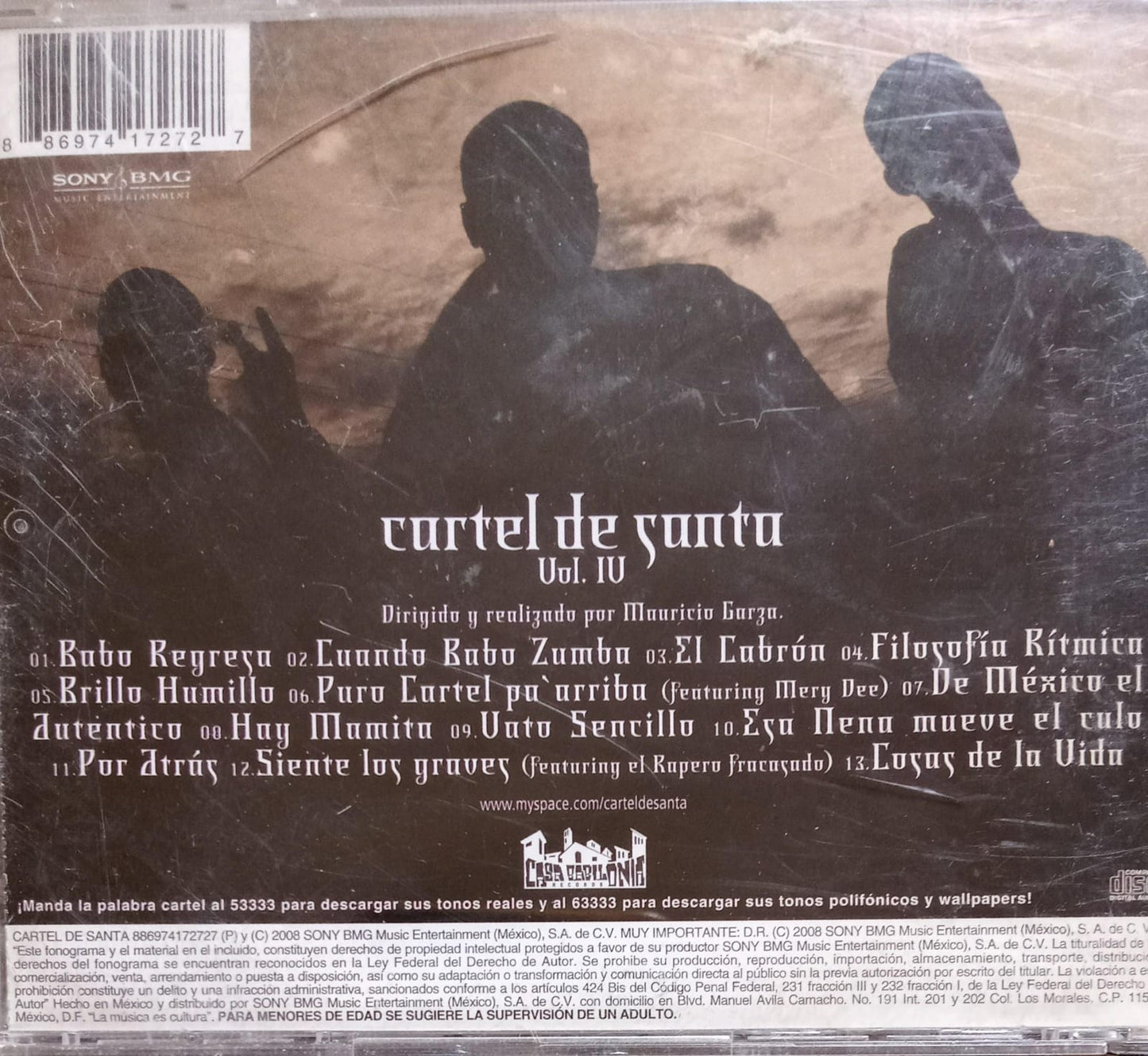 Cartel De Santa – Vol. IV. CD.