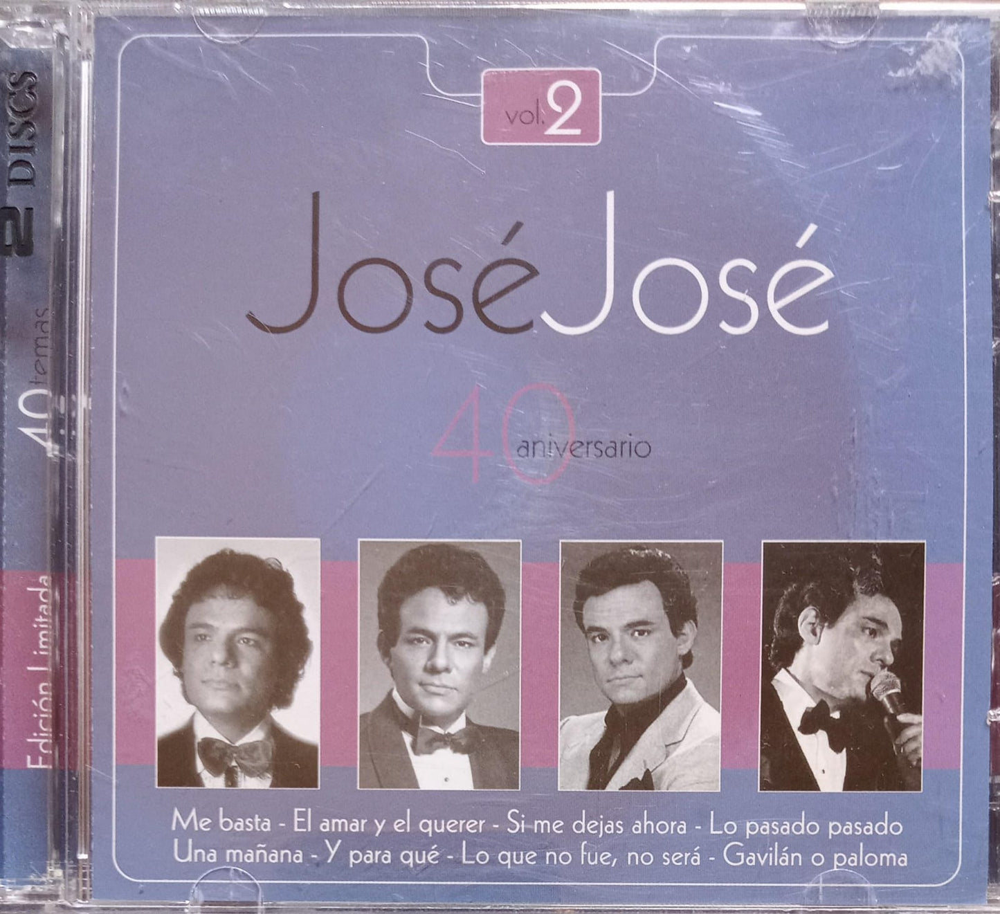 José José – 40 Aniversario Vol. 2. Cd doble buen estado.