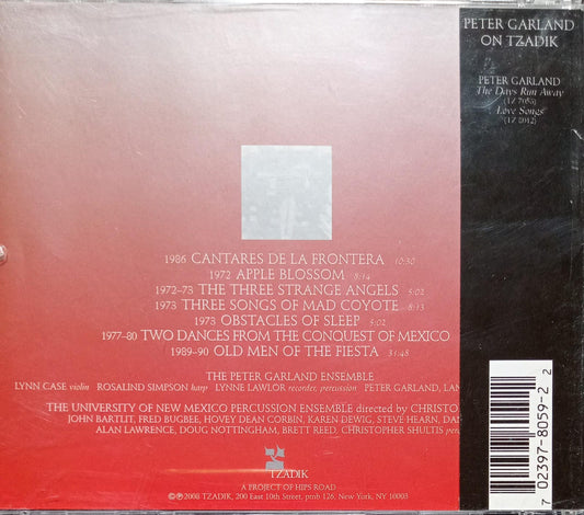Peter Garland – Three Strange Angels. CD buene stado.