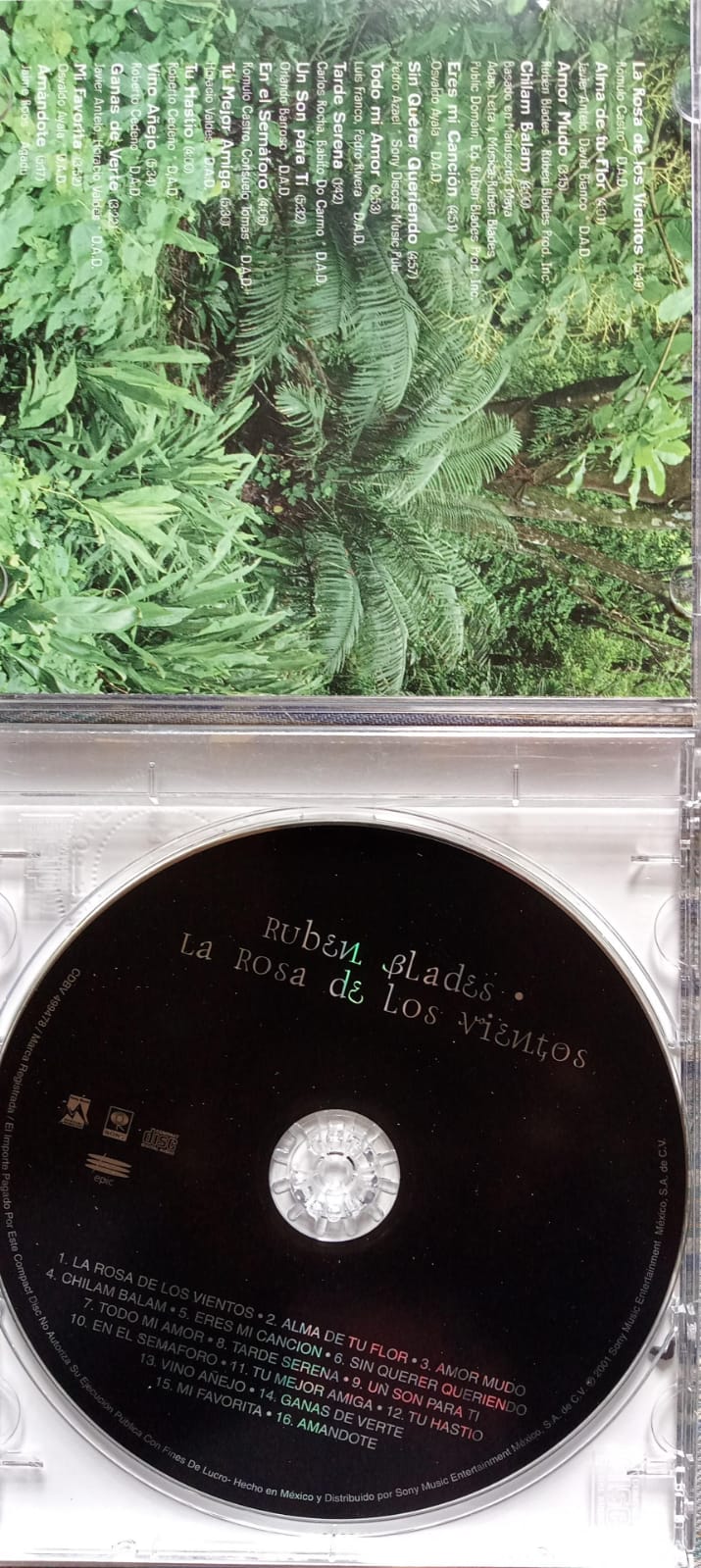 Ruben Blades – La Rosa De Los Vientos. Cd buen estado.